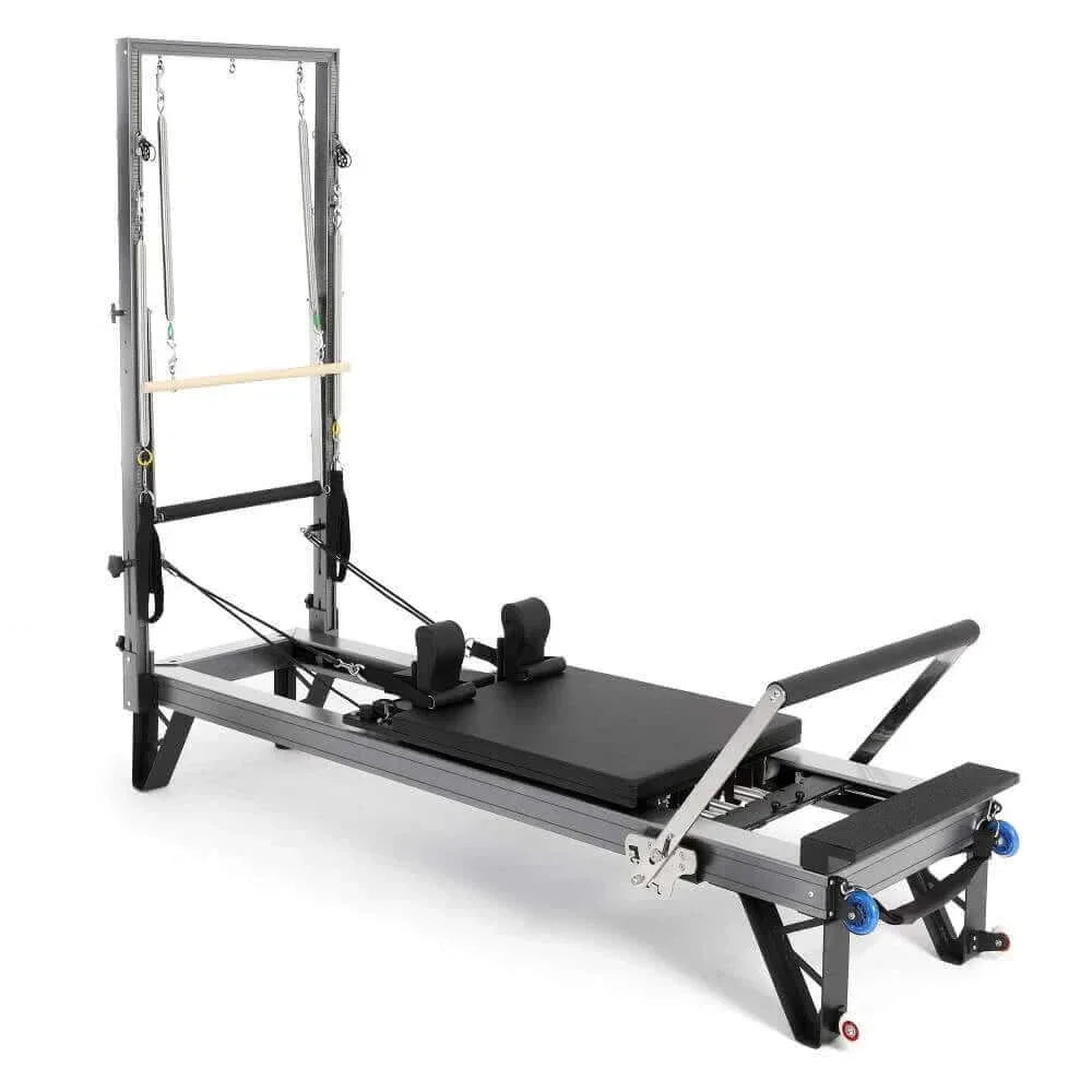 Multifunktions-Pilates-Reformer aus Aluminium mit Turm